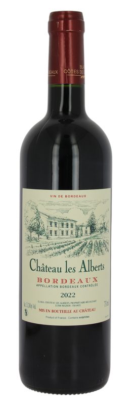 Bouteille Bordeaux Rouge — Château les Alberts