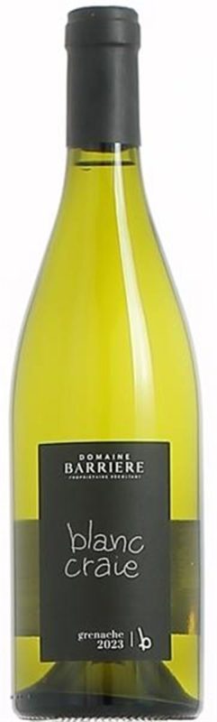 Bouteille Blanc Craie — Domaine Barriere