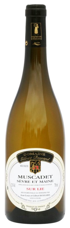 Bouteille DOMAINE GILBERT BOSSARD Muscadet Sèvre et Maine Sur Lie — Domaine Basse-Ville