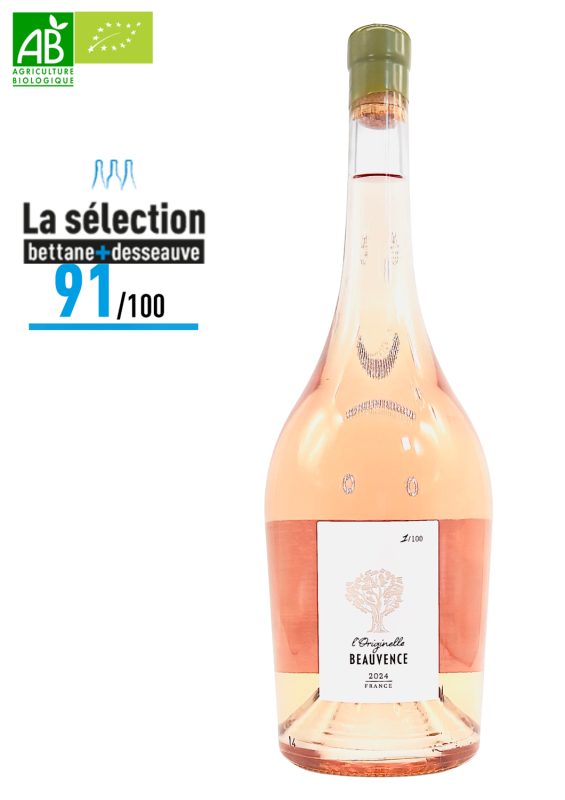 Bouteille MAGNUM L’ Originelle rosé – IGP Méditerranée BIO — Domaine Beauvence