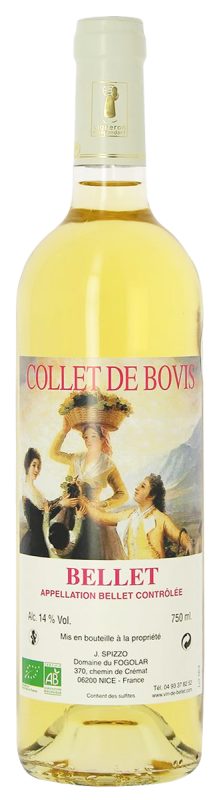 Bouteille Bellet Blanc — Bellet -Collet de Bovis