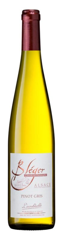 Bouteille Pinot Gris L'Inoubliable — Domaine BLEGER Claude et Christophe