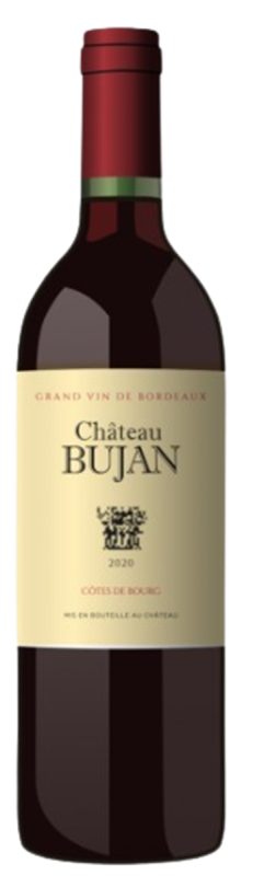 Bouteille Côtes de Bourg Rouge — CHATEAU BUJAN