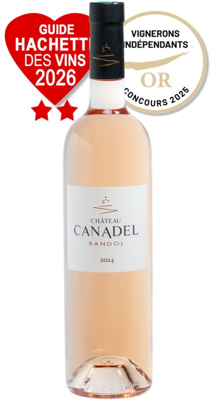 Bouteille Bandol Rosé 2024 — Château Canadel