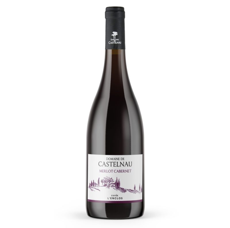 Bouteille MERLOT - CABERNET SAUVIGNON - L'ENCLOS — Domaine de Castelnau