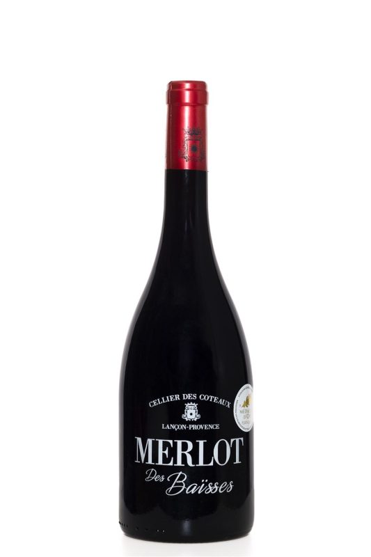 Bouteille Merlot des Baïsses — Cave des Coteaux de Lançon