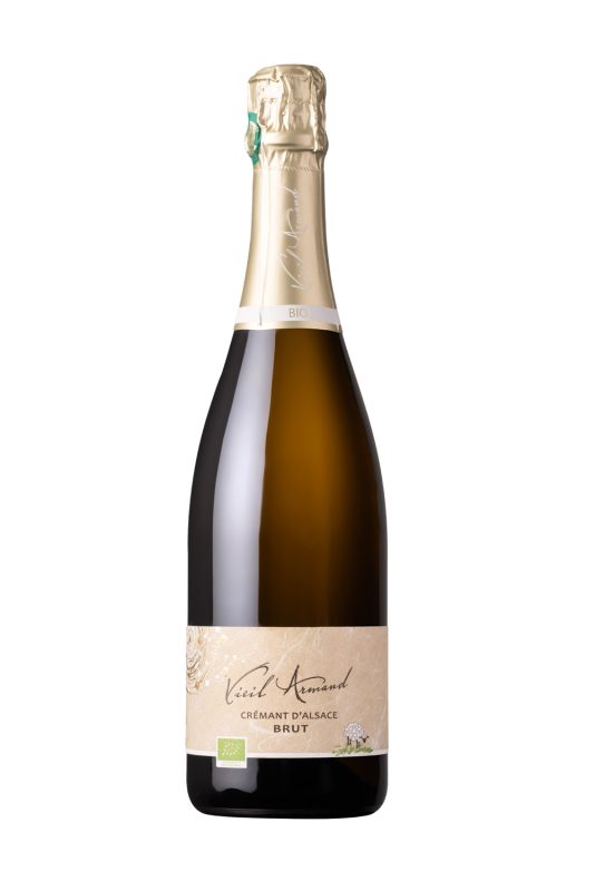 Bouteille CREMANT D'ALSACE BRUT BIOLOGIQUE — LA CAVE DU VIEIL ARMAND