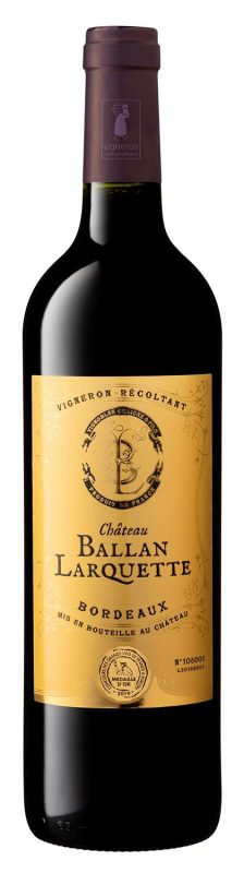 Bouteille Château Ballan-Larquette — Vignobles Chaigne et Fils