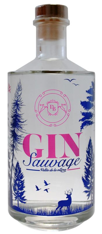 Bouteille GIN sauvage — Champagnes Auguste Huiban & Paul Augustin