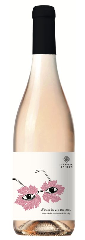 Bouteille J'bois la vie en rose — CHASTEL SAMSON