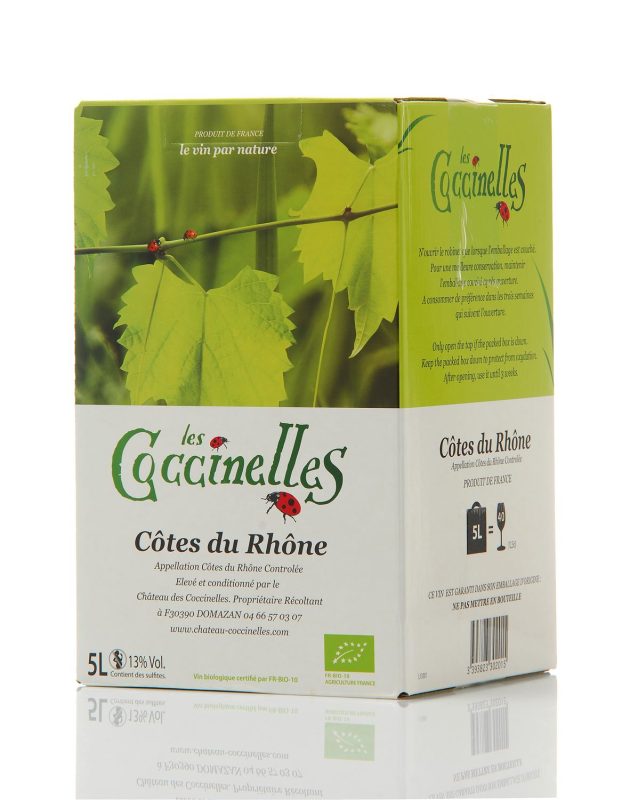 Bouteille Côtes du Rhône Blanc — Château des Coccinelles