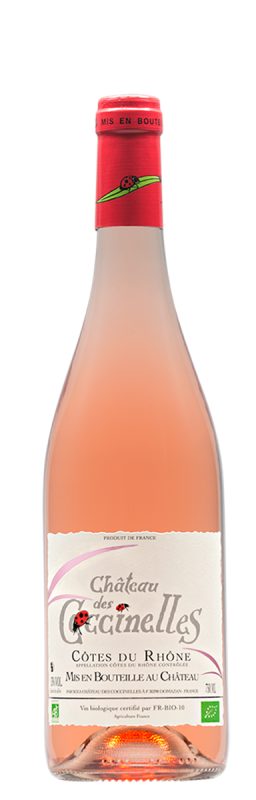 Bouteille Côtes du Rhône Rosé — Château des Coccinelles