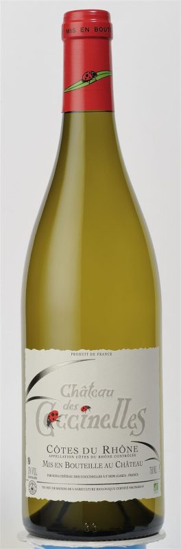 Bouteille Côtes du Rhône Blanc — Château des Coccinelles