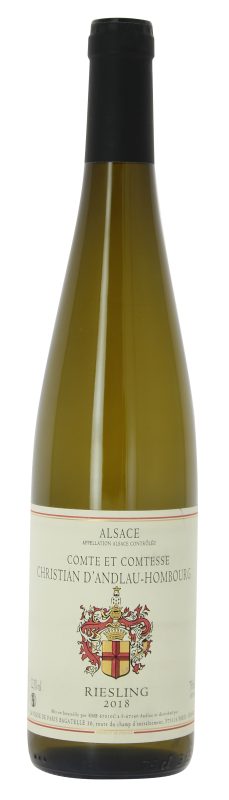 Bouteille Riesling — Comte et Comtesse Christian d'Andlau-Hombourg