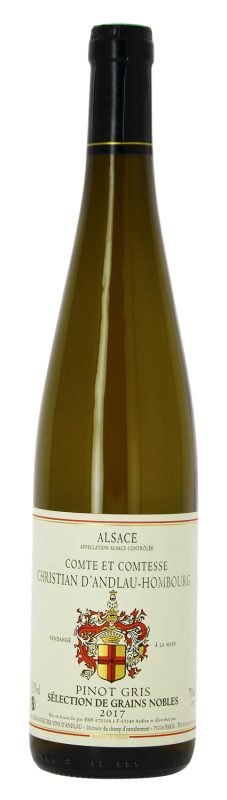 Bouteille Pinot Gris Sélection de Grains Nobles — Comte et Comtesse Christian d'Andlau-Hombourg