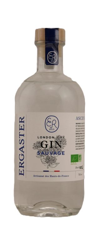 Bouteille Gin ASCENDANCE BiologiqueFR BIO 09 Gin de montagne — Distillerie Ergaster