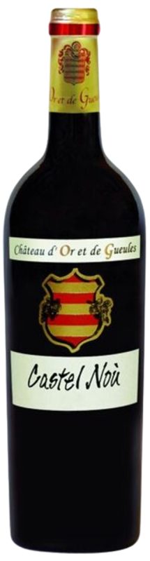 Bouteille CASTEL NOU — Château d'or et de gueules