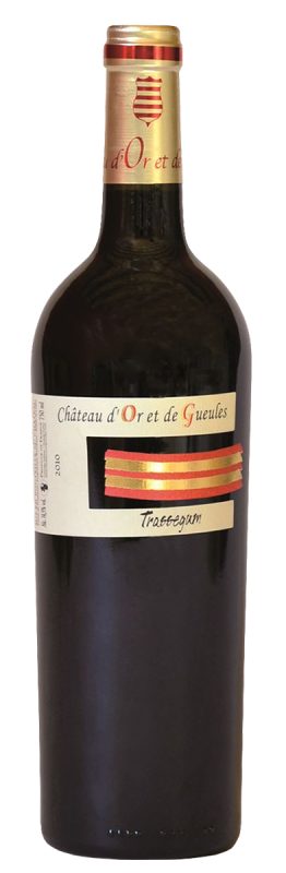 Bouteille Trassegum — Château d'or et de gueules