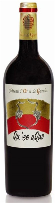 Bouteille Qu'Es Aquo — Château d'or et de gueules
