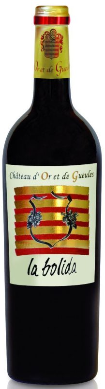 Bouteille La Bolida — Château d'or et de gueules