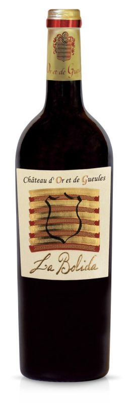 Bouteille La Bolida — Château d'or et de gueules