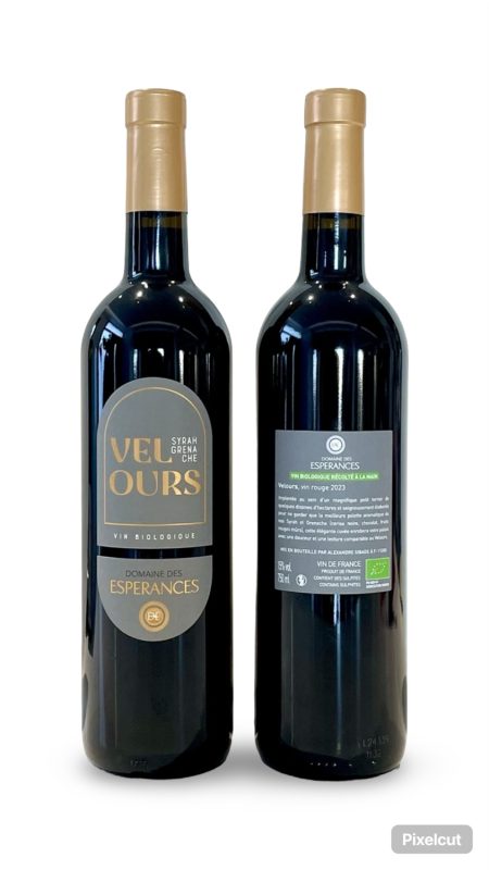 Bouteille Velours — Domaine des Espérances