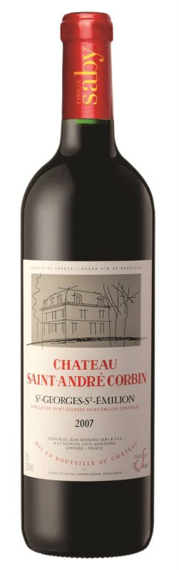 Bouteille Château Saint André Corbin — Famille Saby