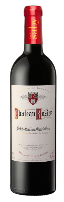 Bouteille Château Rozier — Famille Saby