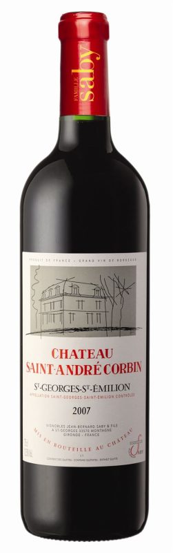 Bouteille Château Saint André Corbin — Famille Saby