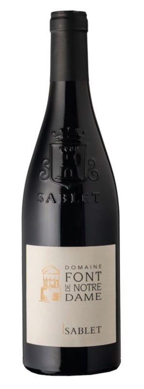 Bouteille Côtes du Rhône Villages villages Sablet — Domaine La Font de Notre Dame