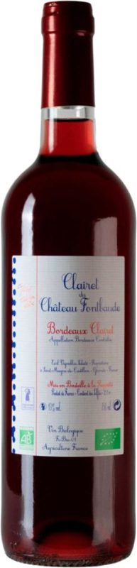 Bouteille LE CLAIRET DE FONTBAUDE Bordeaux Clairet — Château Fontbaude