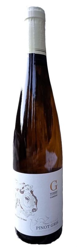 Bouteille PINOT GRIS BIO NATUREL CASHER — GABISON  YOSSEF