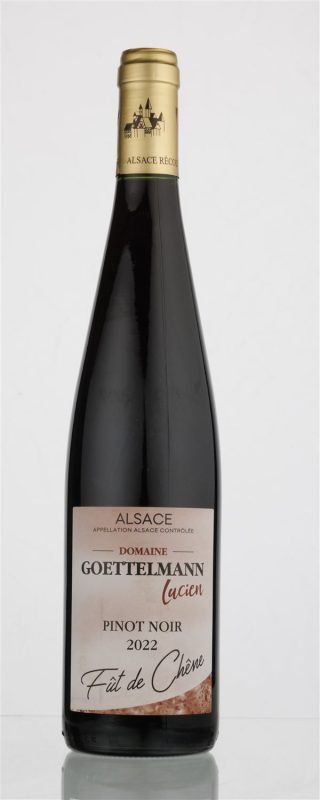 Bouteille PINOT NOIR élevé en Fût de Chêne — Domaine Goettelmann Lucien