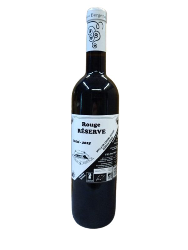 Bouteille Rouge Réserve — Domaine Les Graves-Ségonzac