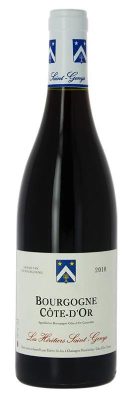 Bouteille Bourgogne Rouge — Les Héritiers Saint-Genys