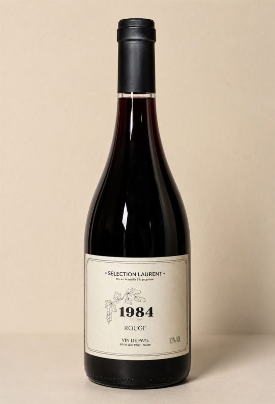 Bouteille 1984 — Domaine laurent maxence