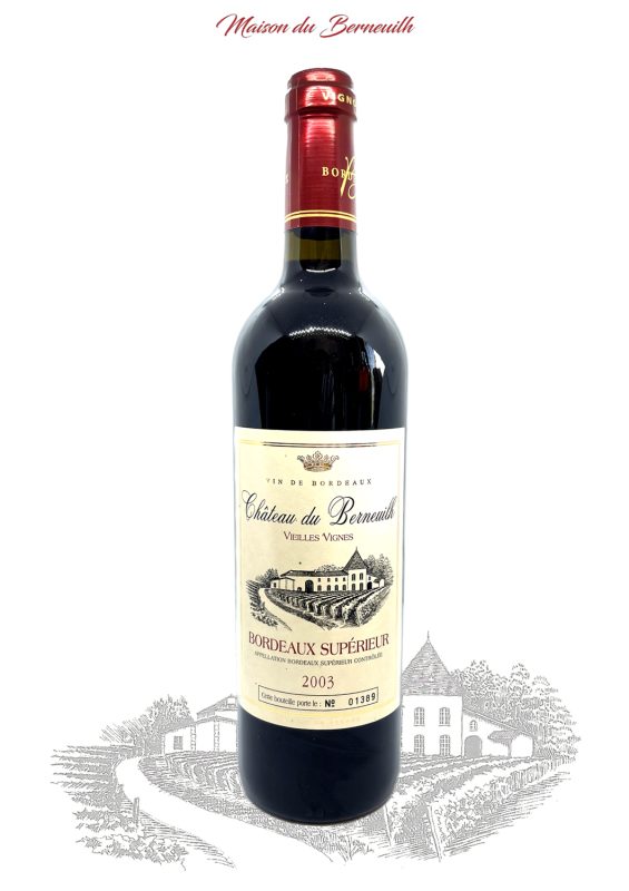 Bouteille Château de Faure 2003 — Maison Du Berneuilh Vignobles Noriega
