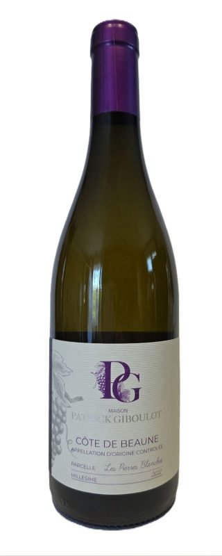 Bouteille Les Pierres blanches — Maison Giboulot Patrick