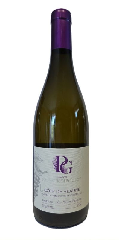Bouteille Les Pierres blanches — Maison Giboulot Patrick