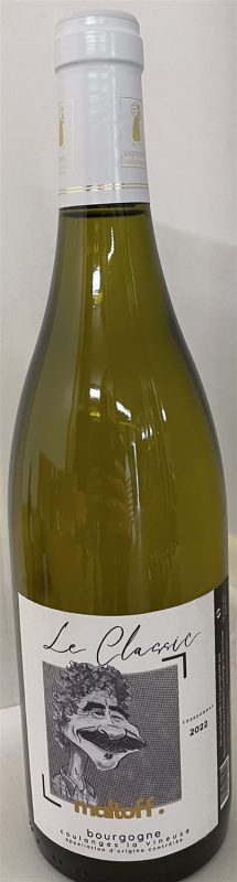 Bouteille Bourgogne Coulanges la Vineuse Blanc — Domaine Maltoff
