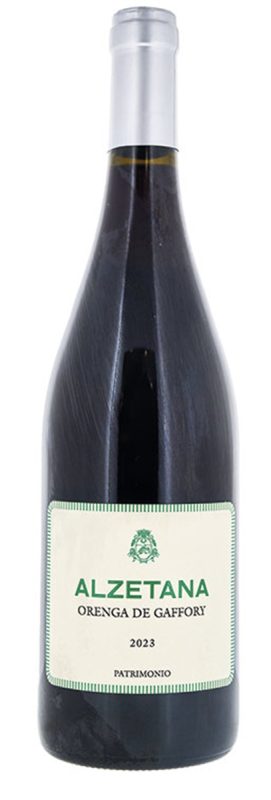 Bouteille Alzetana — ORENGA DE GAFFORY