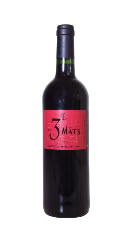 Bouteille Les 3 Mâts — Château La Peyrere du Tertre