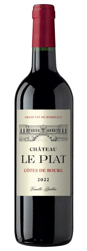 Bouteille Côtes de Bourg Rouge — Château Le Piat