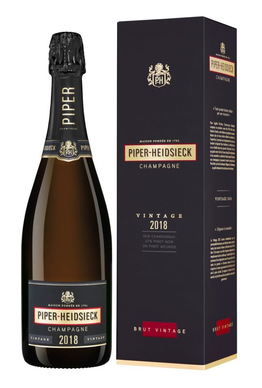 Bouteille Vintage 2018 sous étui — Piper-Heidsieck