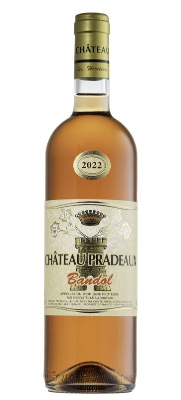 Bouteille Bandol Rosé — Château Pradeaux
