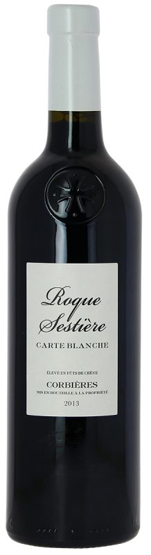 Bouteille Carte Blanche élevé en fûts de chêne — Domaine Roque Sestière