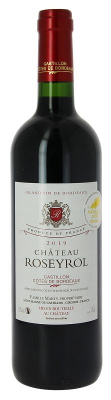 Bouteille Castillon - Côtes de Bordeaux Rouge — Château Roseyrol