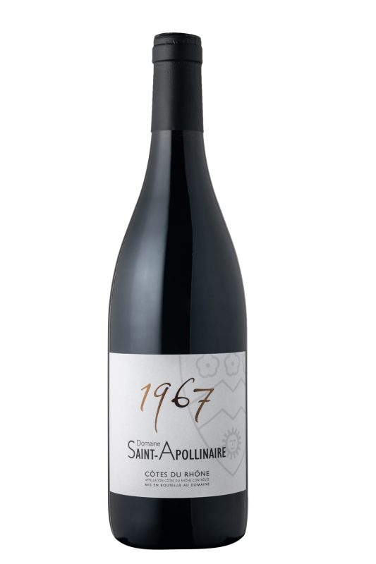 Bouteille 1967 — DOMAINE SAINT APOLLINAIRE