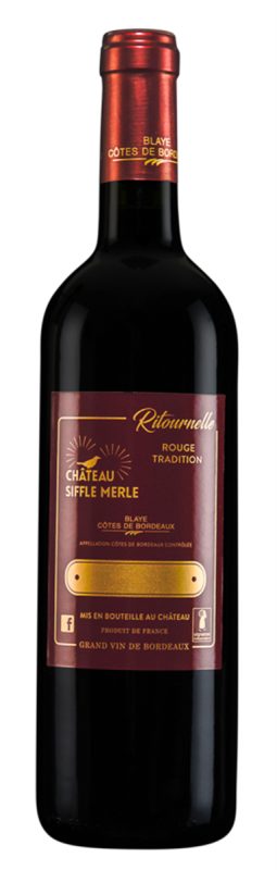 Bouteille Ritournelle Rouge Tradition — Château Siffle Merle