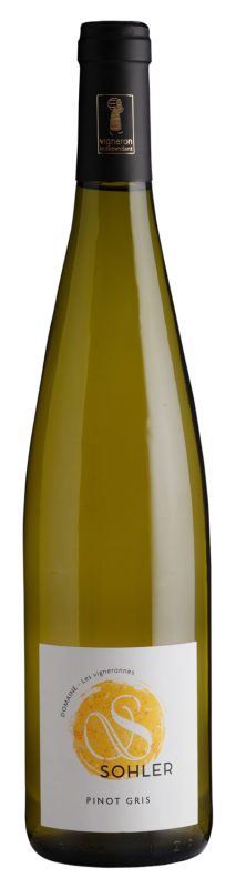 Bouteille Alsace pinot gris Blanc — Domaine SOHLER Les Vigneronnes